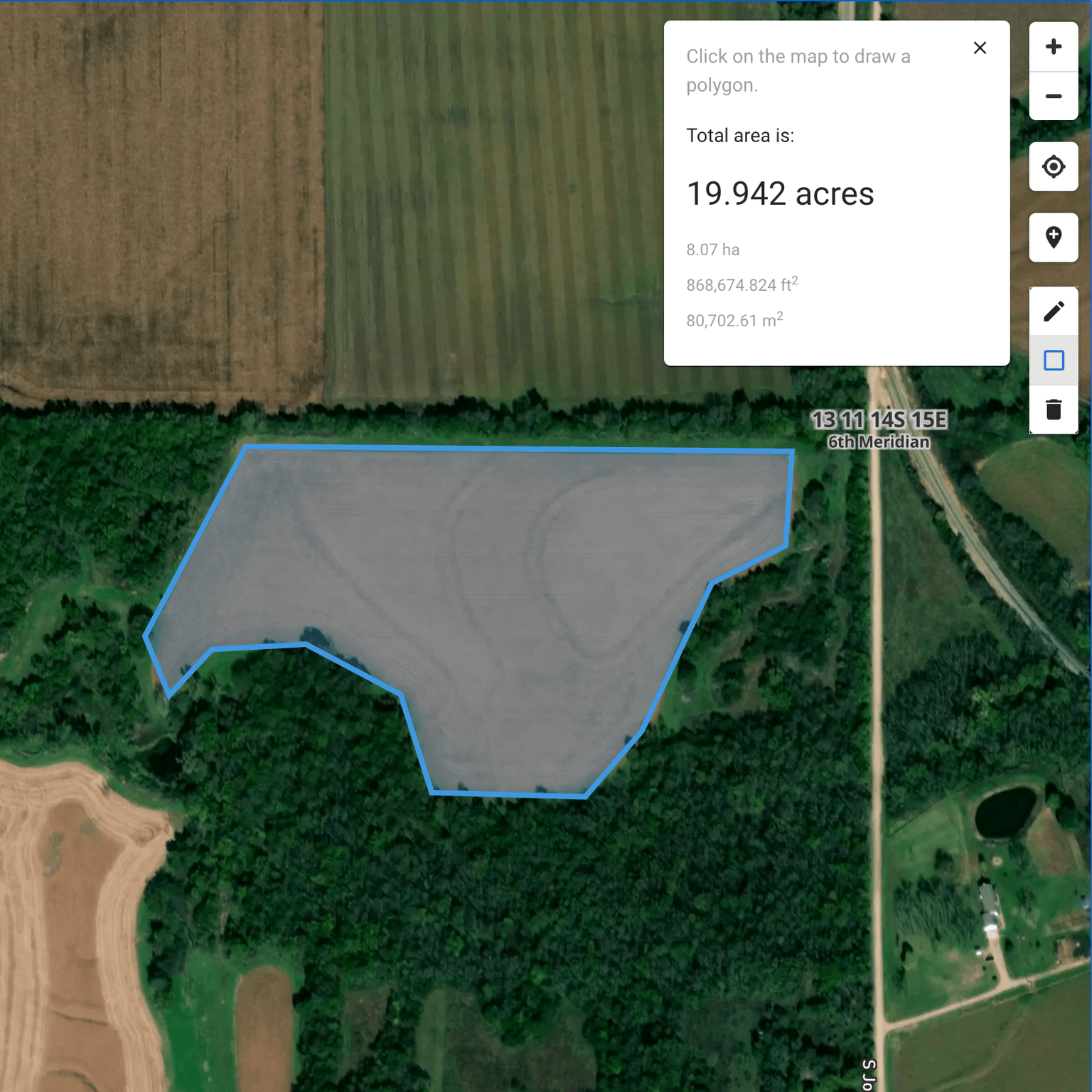 Introducing the new area measurement tool in Township America App