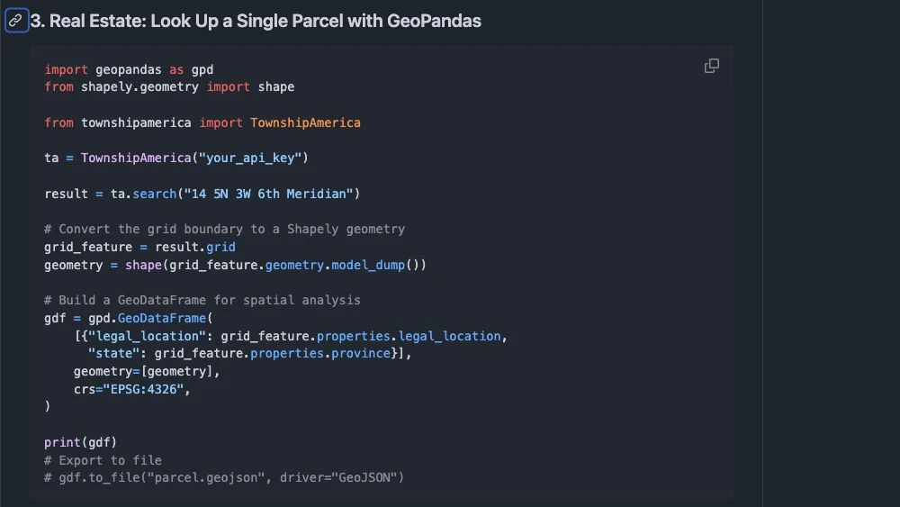 PLSS Section Boundaries as GeoJSON Polygons: Parcel Geometry in PostGIS, QGIS, and ArcGIS