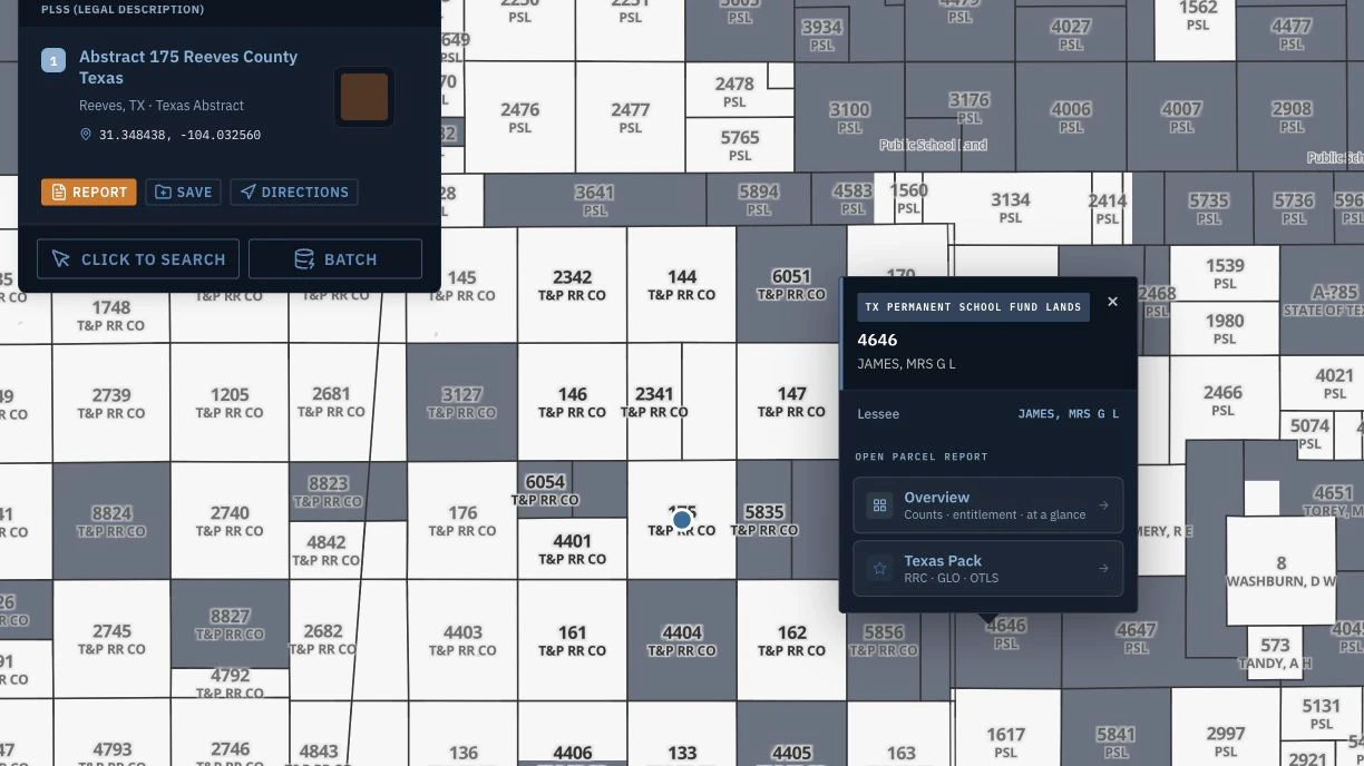 Texas PSF Lands and State-Agency Surface: What the Texas Pack Shows for Surface Rights Due Diligence