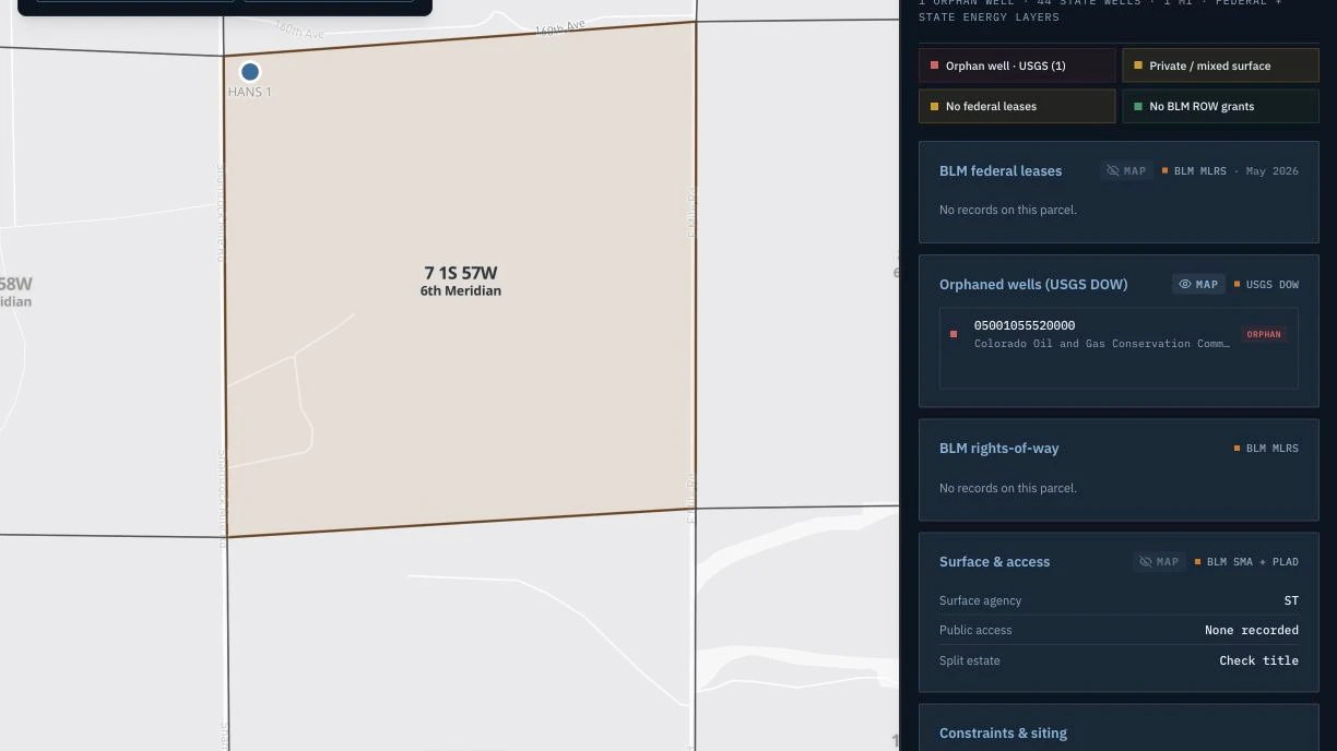 USGS Orphaned Well Liability Screen with the Energy Pack: What O&G Buyers Check Before Closing